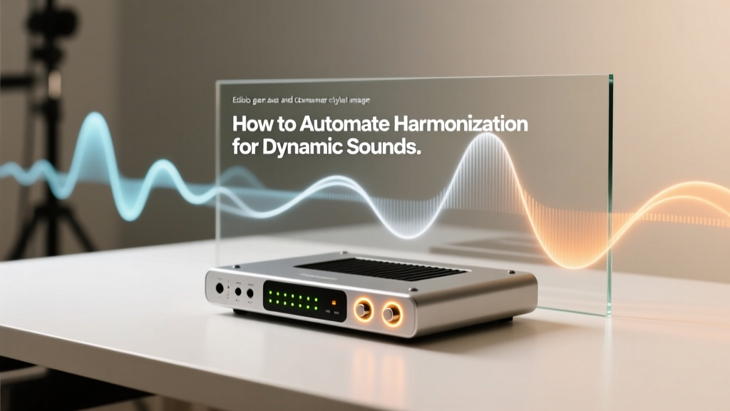 How to Automate Harmonization for Dynamic Sounds