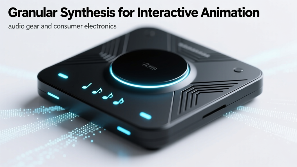 Granular Synthesis for Interactive Animation