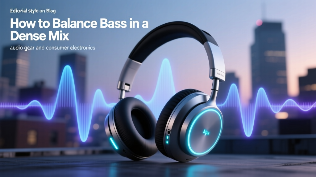 How to Balance Bass in a Dense Mix
