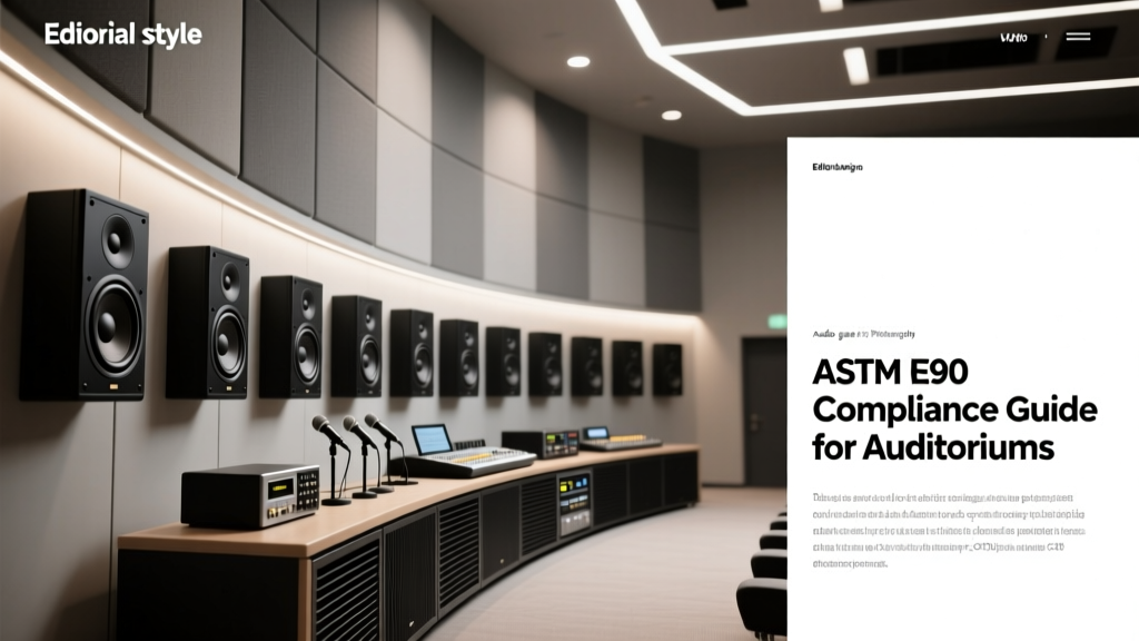 ASTM E90 Compliance Guide for Auditoriums