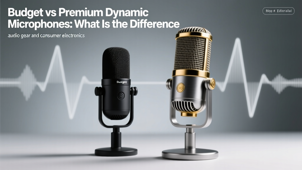 Budget vs Premium Dynamic Microphones: What Is the Difference