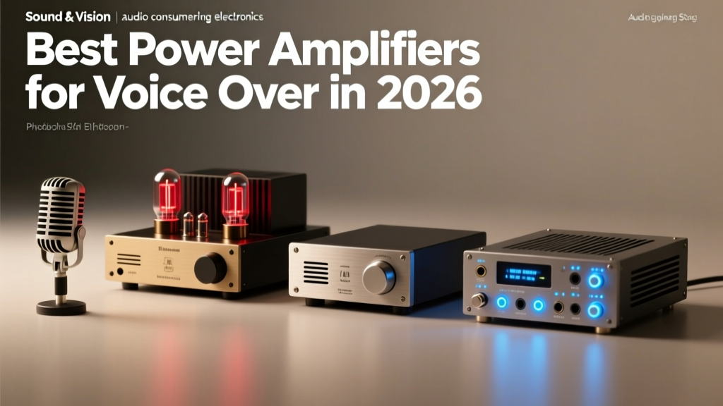 Best Power Amplifiers for Voice Over in 2026