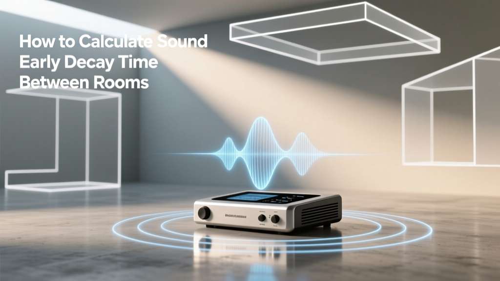 How to Calculate Sound Early Decay Time Between Rooms