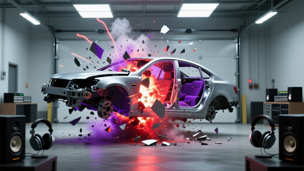 Spectral Processing for Realistic Vehicle Explosions