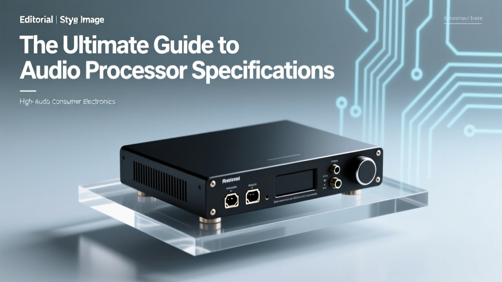 The Ultimate Guide to Audio Processors Specifications