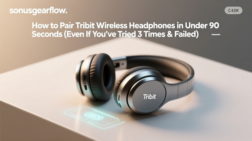 How to Pair Tribit Wireless Headphones in Under 90 Seconds (Even If You’ve Tried 3 Times & Failed — Here’s the Exact Button Combo Your Model Needs)