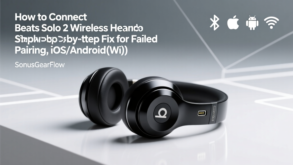 How to Connect Beats Solo 2 Wireless Headphones (Step-by-Step Fix for Failed Pairing, iOS/Android/Windows Confusion, and Why Your Headphones Won’t Show Up — Even When Fully Charged)