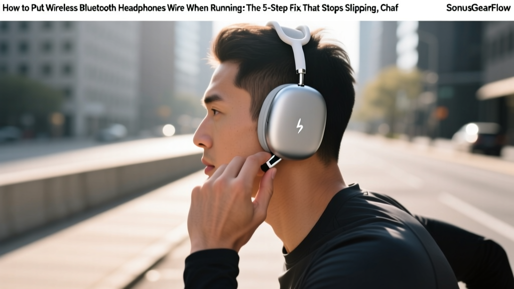 How to Put Wireless Bluetooth Headphones Wire When Running: The 5-Step Fix That Stops Slipping, Chafing, and Dropouts (No Wires Needed — But If You *Must* Use One, Here’s How to Do It Right)