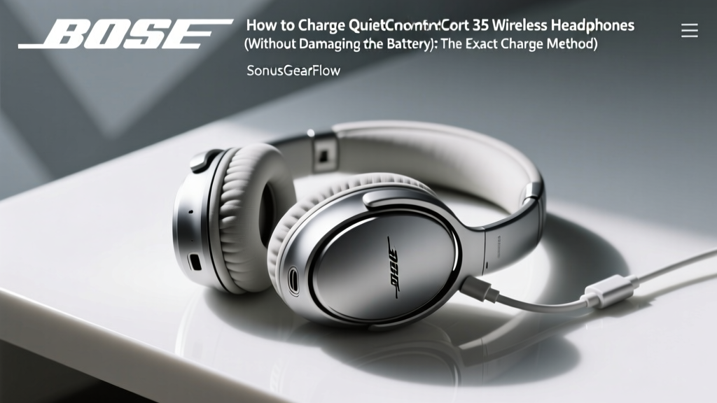 How to Charge Bose QuietComfort 35 Wireless Headphones (Without Damaging the Battery): The Exact Charging Protocol Engineers & Bose Support Technicians Use — Including What NOT to Do With USB-C, Power Banks, and Overnight Charging