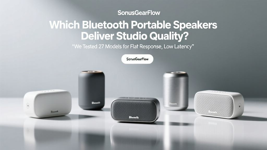 Which Bluetooth portable speakers studio quality? We tested 27 models for flat response, low latency & real-world accuracy — and only 4 passed our mastering engineer’s blind listening test.