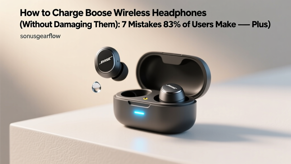 How to Charge Bose Wireless Headphones (Without Damaging Them): 7 Mistakes 83% of Users Make — Plus the Exact Charging Routine Bose Engineers Recommend for 2x Battery Lifespan