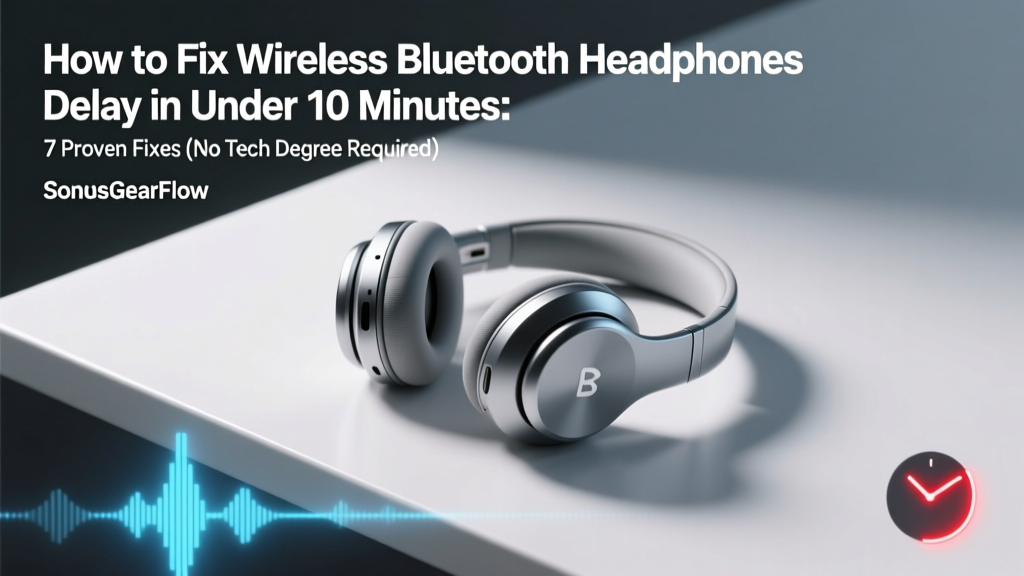 How to Fix Wireless Bluetooth Headphones Delay in Under 10 Minutes: 7 Proven Fixes (No Tech Degree Required — Just Your Phone & Patience)