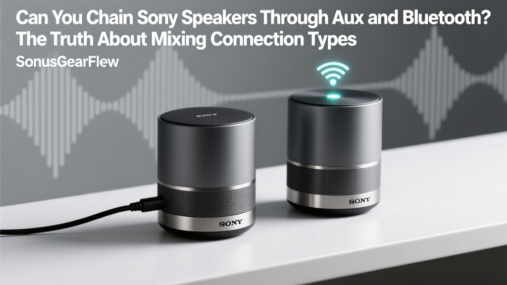 Can You Chain Sony Speakers Through Aux and Bluetooth? The Truth About Mixing Connection Types (And What Actually Works Without Distortion, Dropouts, or Sync Lag)