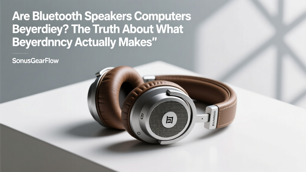 Are Bluetooth Speakers Computers Beyerdynamic? The Truth About What Beyerdynamic Actually Makes (and Why You’re Mixing Up Audio Categories)