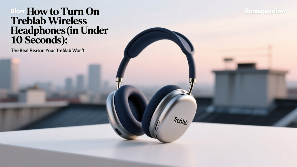 How to Turn On Treblab Wireless Headphones (in Under 10 Seconds): The Real Reason Your Treblab Won’t Power On — and Exactly What to Do When the LED Stays Dark, Even After Charging