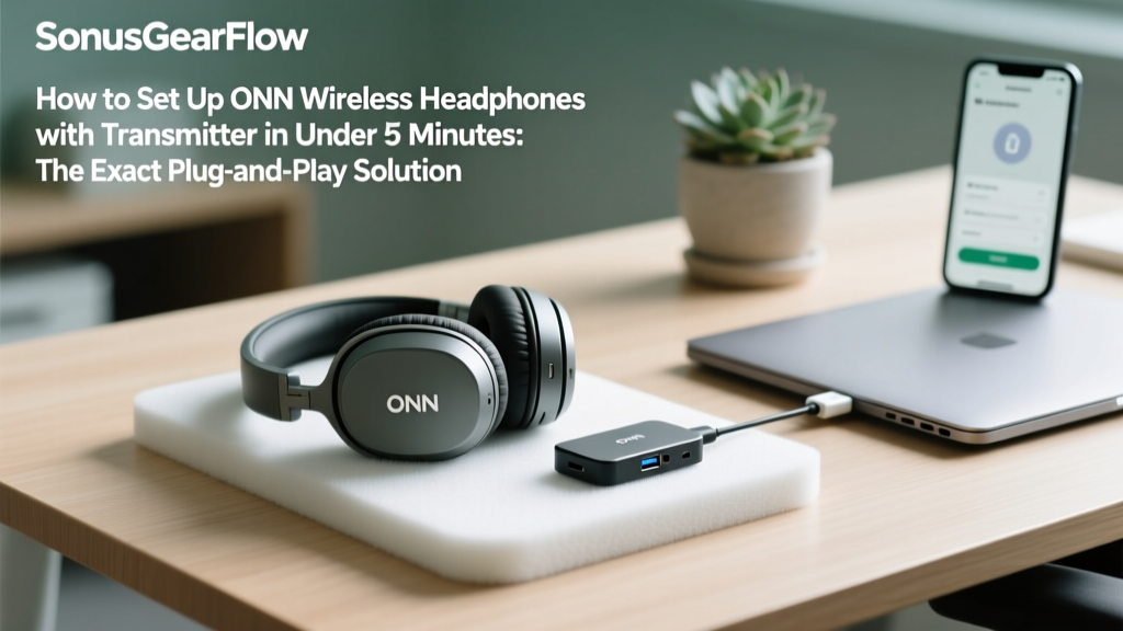 How to Set Up ONN Wireless Headphones with Transmitter in Under 5 Minutes: The Exact Plug-and-Play Steps That Actually Work (No Manual Needed, No Bluetooth Confusion, No Audio Lag)