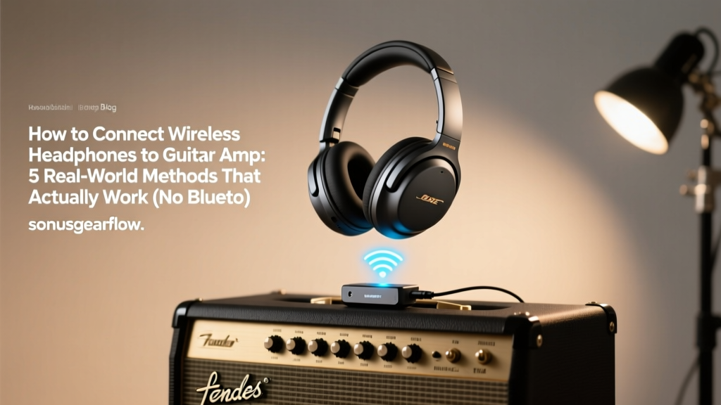 How to Connect Wireless Headphones to Guitar Amp: 5 Real-World Methods That Actually Work (No Bluetooth Myth, No Audio Lag, No Gear Damage)