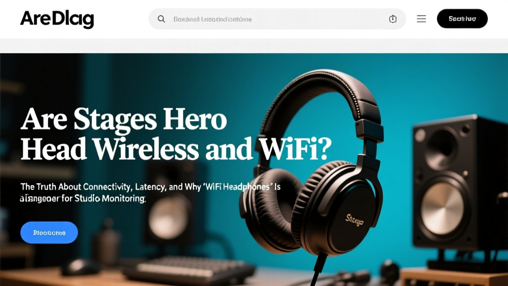 Are Stages Hero Headphones Wireless and WiFi? The Truth About Connectivity, Latency, and Why 'WiFi Headphones' Is a Dangerous Misnomer for Studio Monitoring