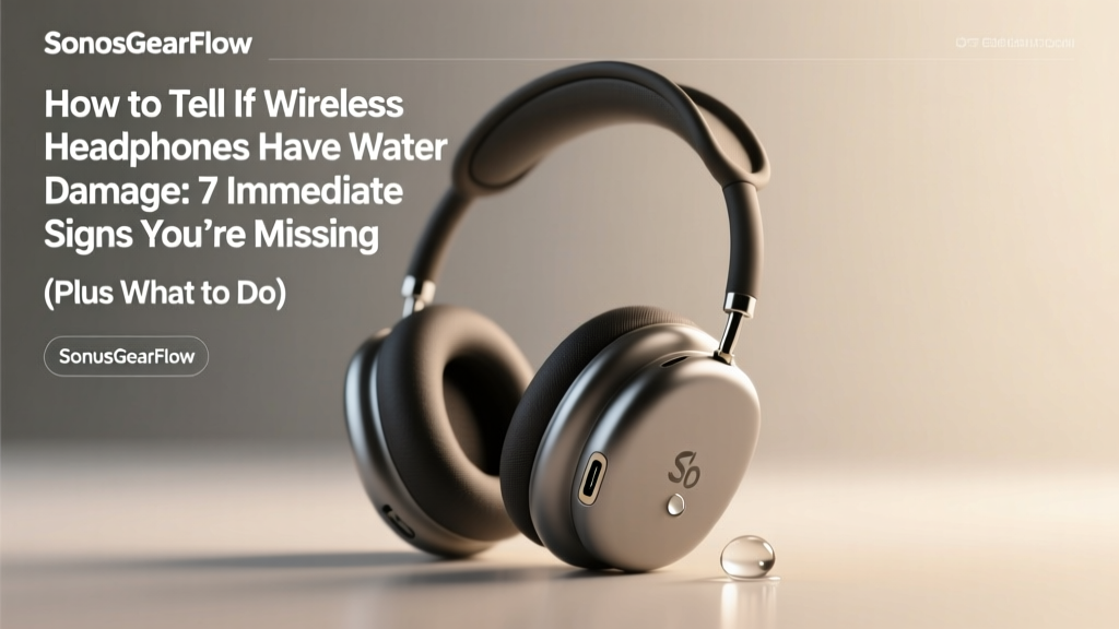 How to Tell If Wireless Headphones Have Water Damage: 7 Immediate Signs You’re Missing (Plus What to Do Before It’s Too Late)