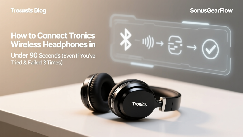 How to Connect Tronics Wireless Headphones in Under 90 Seconds (Even If You’ve Tried & Failed 3 Times — Here’s Why It’s Not Your Fault)