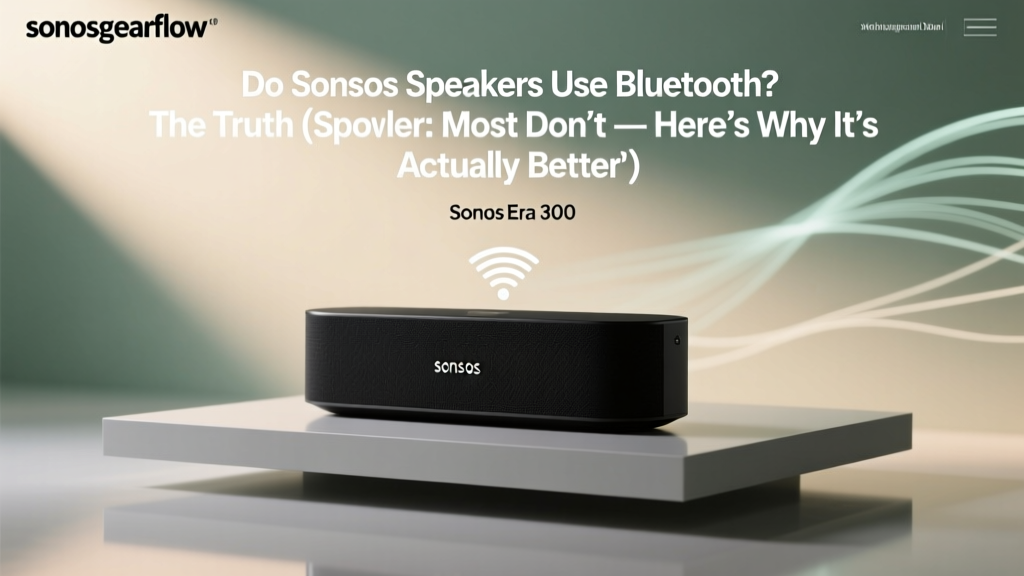 Do Sonos speakers use Bluetooth? The Truth (Spoiler: Most Don’t — Here’s Why It’s Actually Better, Plus Exactly Which Models *Can* Pair via Bluetooth in 2024)