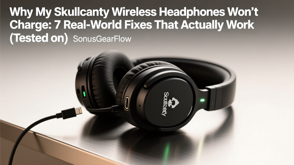 Why My Skullcandy Wireless Headphones Won’t Charge: 7 Real-World Fixes That Actually Work (Tested on Jib Wireless, Indy ANC, Crusher Evo & Dime Models)
