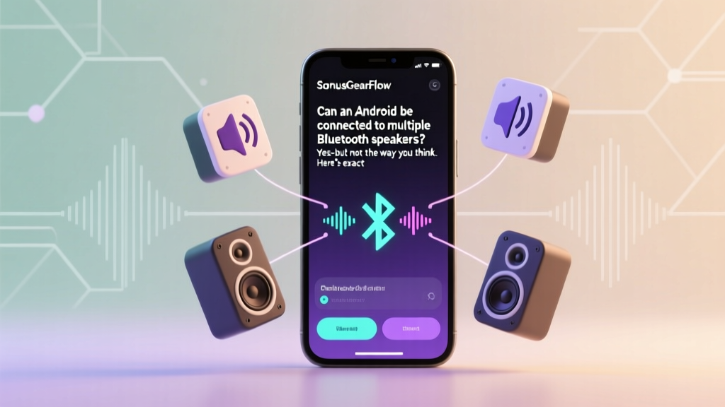 Can an Android be connect to multiple Bluetooth speakers? Yes—but not the way you think. Here’s exactly how to stream audio to 2+ speakers simultaneously (without lag, dropouts, or buying new gear).