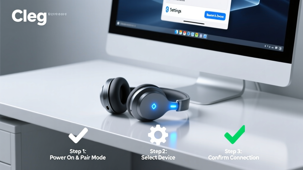 How to Connect My Wireless Headphones to PC in Under 90 Seconds: The 3-Step Fail-Safe Method (No Drivers, No Bluetooth Confusion, No Reboots Required)