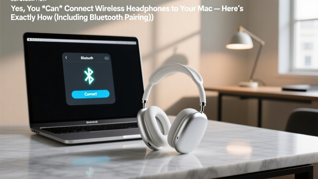 Yes, You *Can* Connect Wireless Headphones to Your Mac — Here’s Exactly How (Including Bluetooth Pairing Fixes, USB-C Dongles, and Why AirPods Sometimes Fail to Auto-Connect)