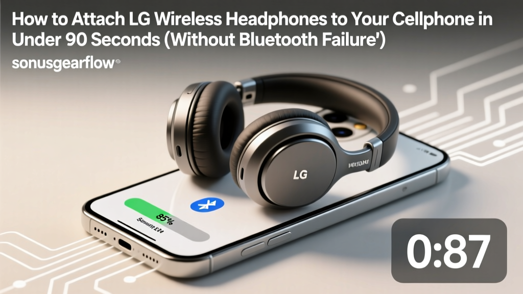 How to Attach LG Wireless Headphones to Your Cellphone in Under 90 Seconds (Without Bluetooth Failures, Pairing Loops, or 'Device Not Found' Frustration)