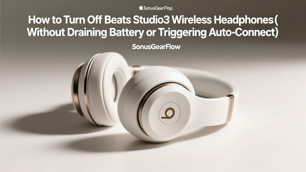 How to Turn Off Beats Studio3 Wireless Headphones (Without Draining Battery or Triggering Auto-Connect Glitches) — The 3-Second Power-Down Method Most Users Miss