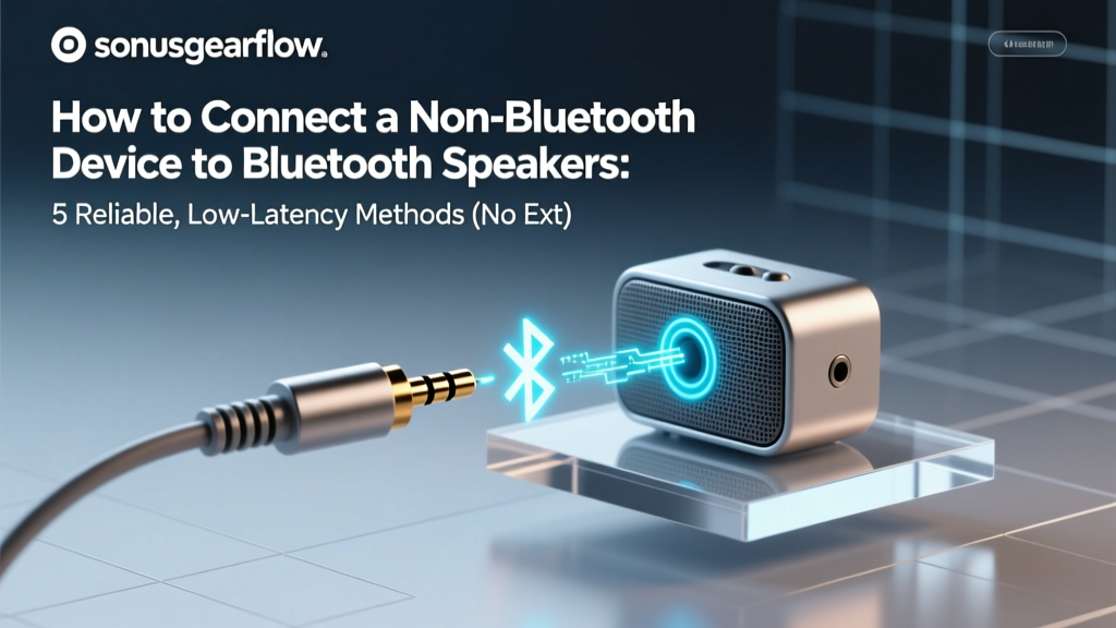 How to Connect a Non-Bluetooth Device to Bluetooth Speakers: 5 Reliable, Low-Latency Methods (No Extra Apps, No Hassle, Works with Turntables, TVs & Old Stereos)