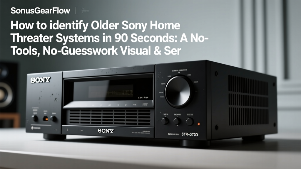 How to Identify Older Sony Home Theater Systems in 90 Seconds: A No-Tools, No-Guesswork Visual & Serial Number Checklist (Even If the Label Is Faded or Missing)