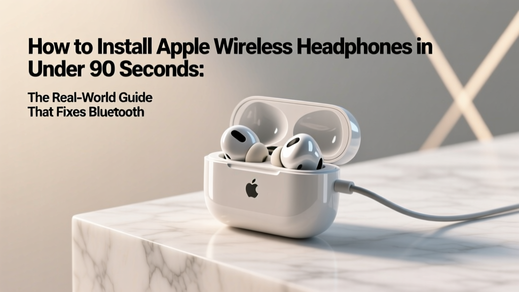 How to Install Apple Wireless Headphones in Under 90 Seconds: The Real-World Guide That Fixes Bluetooth Pairing Failures, Battery Sync Glitches, and iCloud Handoff Confusion—No Tech Support Needed