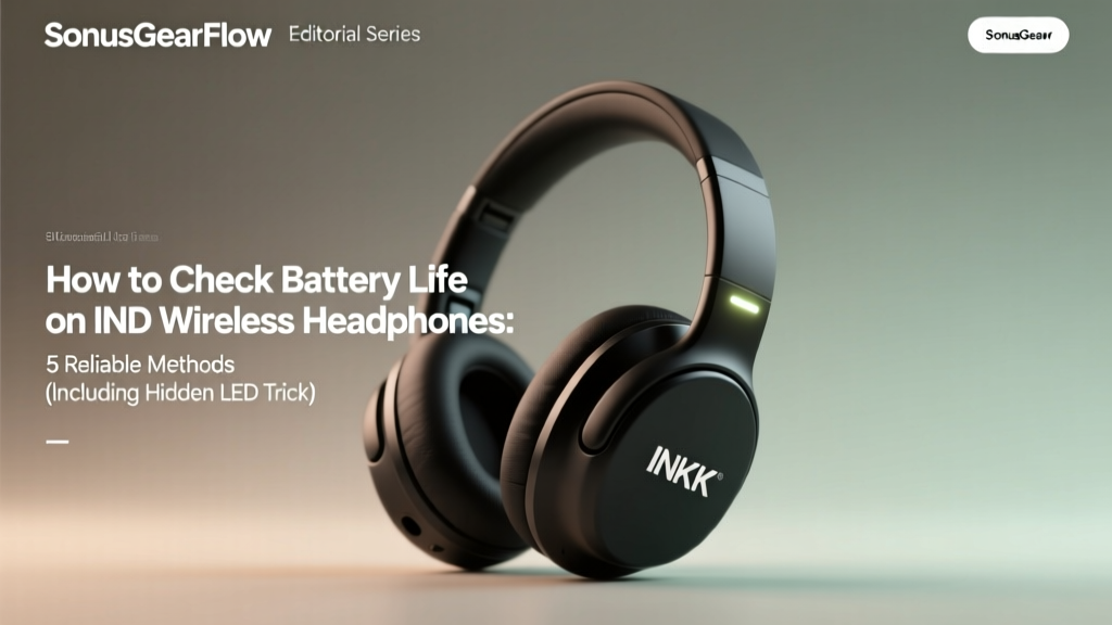 How to Check Battery Life on INKD Wireless Headphones: 5 Reliable Methods (Including Hidden LED Tricks & App Workarounds That Most Users Miss)