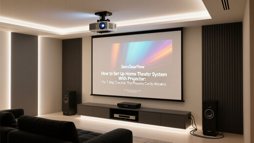 How to Set Up Home Theater System With Projector: The 7-Step Checklist That Prevents Costly Mistakes (No Tech Degree Required)