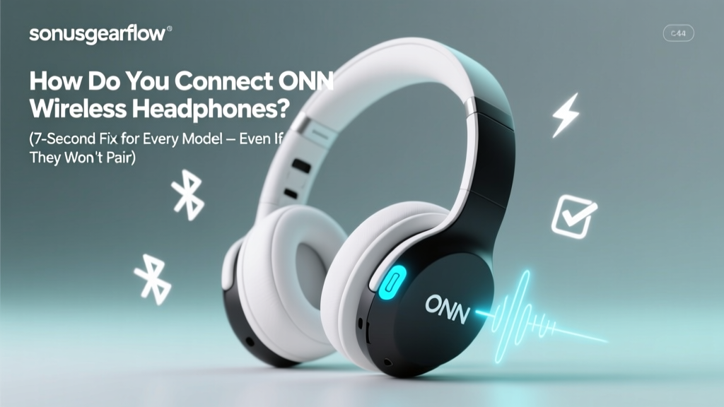 How Do You Connect ONN Wireless Headphones? (7-Second Fix for Every Model — Even If They Won’t Pair, Flash Red, or Disconnect Mid-Call)
