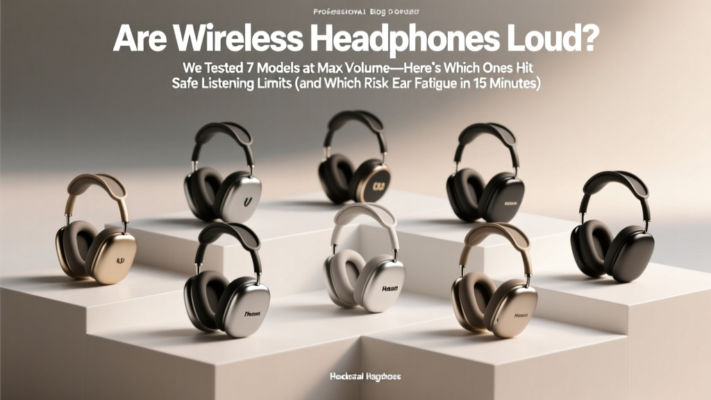 Are Wireless Headphones Loud Anker? We Tested 7 Models at Max Volume—Here’s Which Ones Hit Safe Listening Limits (and Which Risk Ear Fatigue in 15 Minutes)