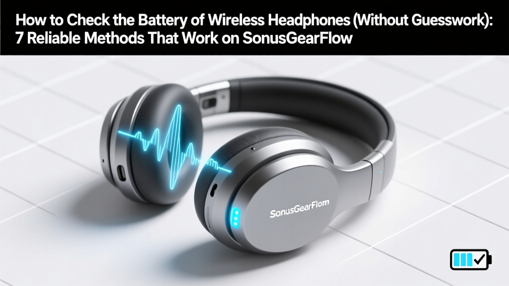 How to Check the Battery of Wireless Headphones (Without Guesswork): 7 Reliable Methods That Work on AirPods, Sony, Bose, and Every Major Brand—Plus How to Spot Hidden Drain Before It Kills Your Call Mid-Zoom