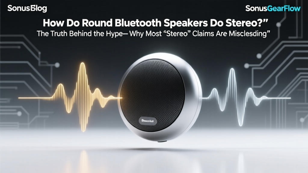 How Do Round Bluetooth Speakers Do Stereo? The Truth Behind the Hype—Why Most ‘Stereo’ Claims Are Marketing Illusions (and Which 3 Models Actually Deliver Real Left/Right Separation)