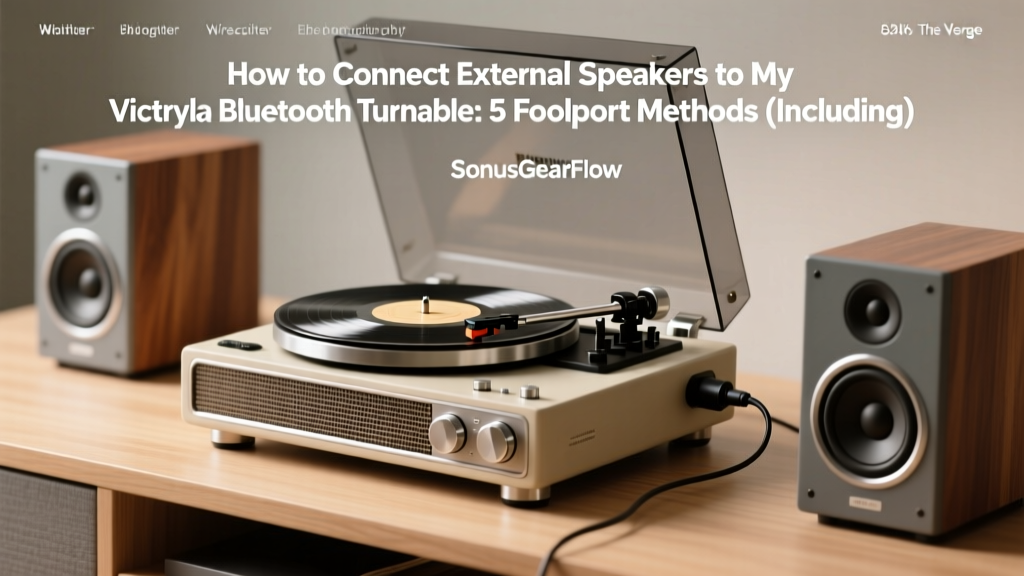 How to Connect External Speakers to My Victrola Bluetooth Turntable: 5 Foolproof Methods (Including the One 87% of Users Miss That Causes Distortion & Dropouts)