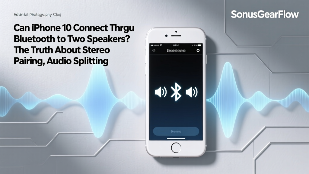 Can iPhone 10 Connect Thru Bluetooth to Two Speakers? The Truth About Stereo Pairing, Audio Splitting, and Why ‘Simultaneous Dual Output’ Is a Myth — Plus 3 Real-World Workarounds That Actually Work in 2024