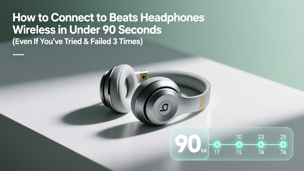 How to Connect to Beats Headphones Wireless in Under 90 Seconds (Even If You’ve Tried & Failed 3 Times — Here’s Exactly What’s Blocking the Pairing)