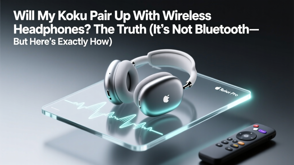 Will My Roku Pair Up With Wireless Headphones? The Truth (It’s Not Bluetooth—But Here’s Exactly How to Get Private Audio in 2024 Without Buying New Gear)