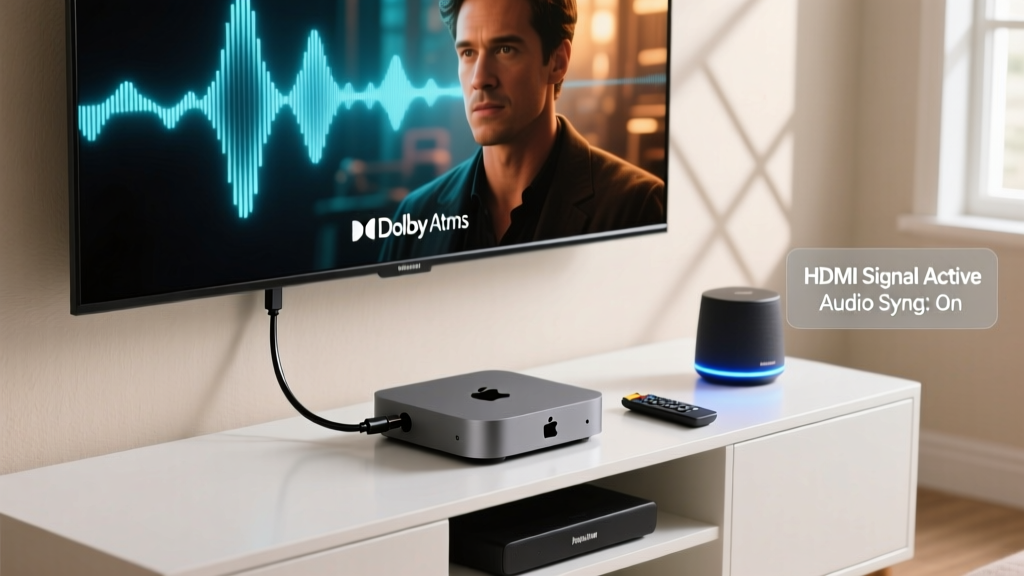 How to Connect Mac Mini to Home Theater System: The 5-Minute Setup That Fixes HDMI Black Screens, Audio Dropouts, and Dolby Atmos Confusion (No Tech Degree Required)