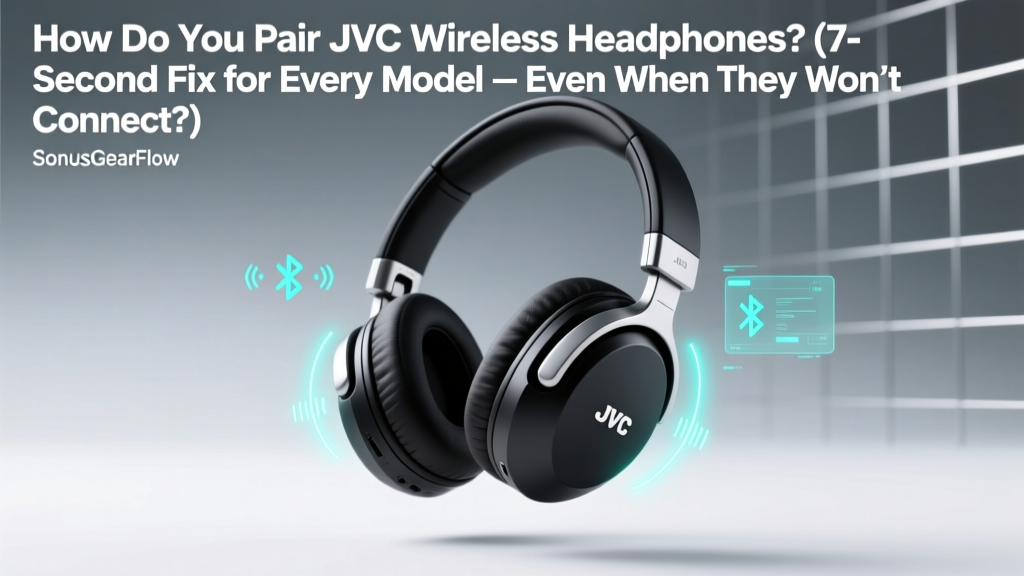 How Do You Pair JVC Wireless Headphones? (7-Second Fix for Every Model — Even When They Won’t Connect or Keep Disconnecting)