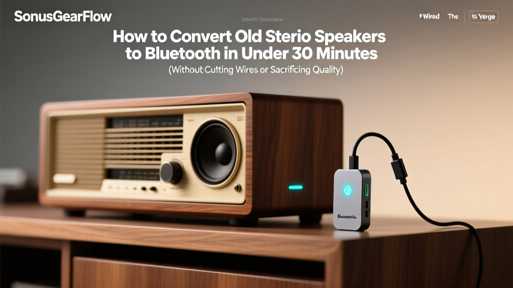 How to Convert Old Stereo Speakers to Bluetooth in Under 30 Minutes (Without Cutting Wires or Sacrificing Sound Quality)