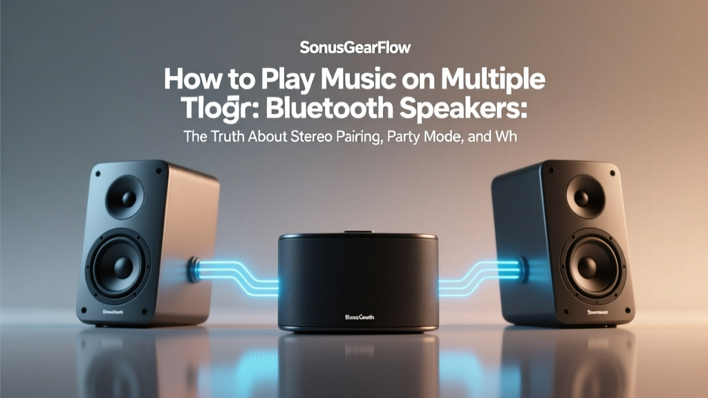 How to Play Music on Multiple Bluetooth Speakers: The Truth About Stereo Pairing, Party Mode, and Why Most 'Multi-Speaker' Apps Fail (3 Real-World Tested Methods That Actually Work)
