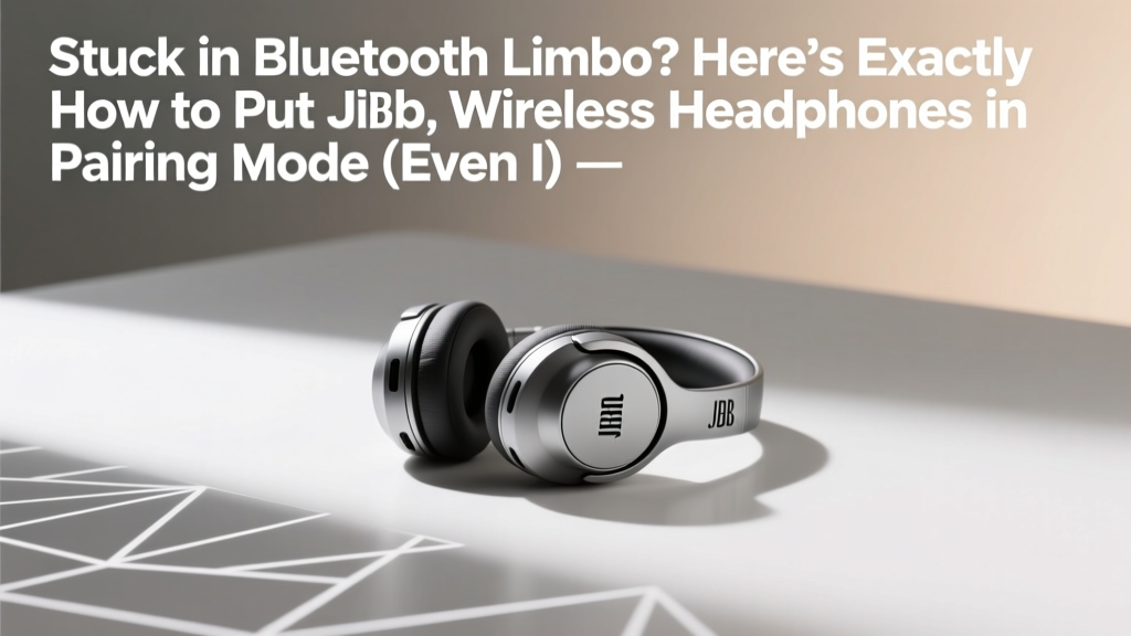 Stuck in Bluetooth Limbo? Here’s Exactly How to Put JLab Wireless Headphones in Pairing Mode (Even If They Won’t Flash, Connect, or Respond — Step-by-Step for Every Model from GO Air to Epic Air)