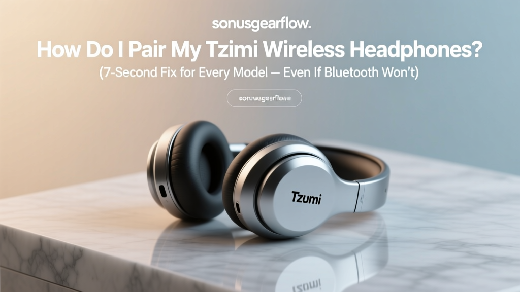 How Do I Pair My Tzumi Wireless Headphones? (7-Second Fix for Every Model — Even If Bluetooth Won’t Connect or Keeps Disconnecting)